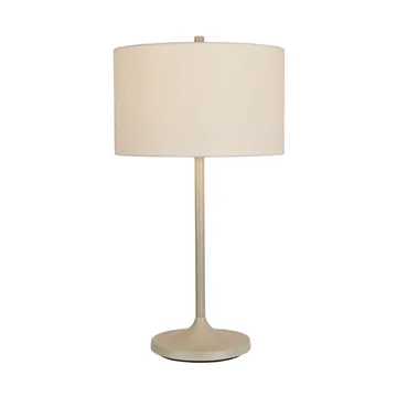 Candeeiro de mesa Soft - Linho branco-areia, Ø34x64 cm - Belid