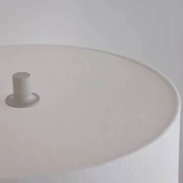 Candeeiro de mesa Soft - Linho branco-areia, Ø34x64 cm - Belid
