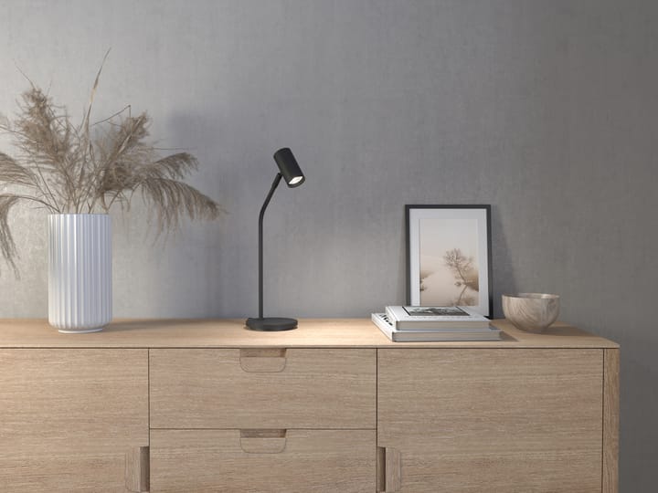 Candeeiro de mesa Tyson Ø5,5 cm, Estrutura preta Belid