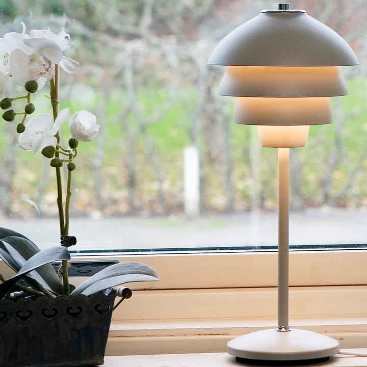 Candeeiro de mesa Valencia Ø18 cm, matte white Belid