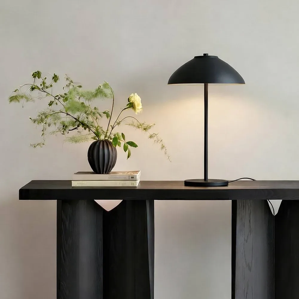 Candeeiro de mesa Vali, Preto mate, 40 cm Belid