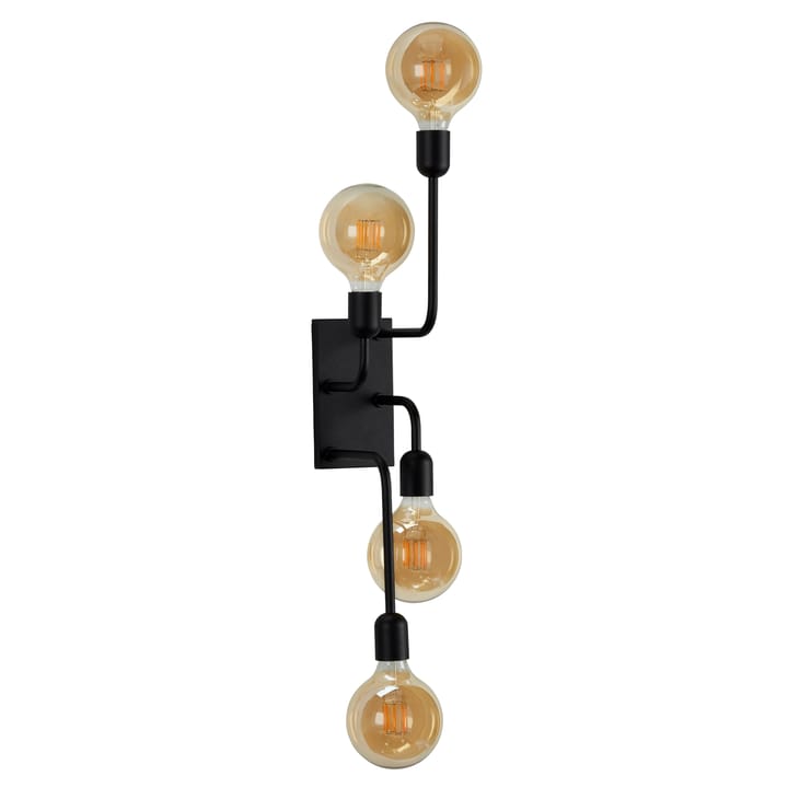 Candeeiro de parede com cabo e ficha Regal XL, Preto Belid