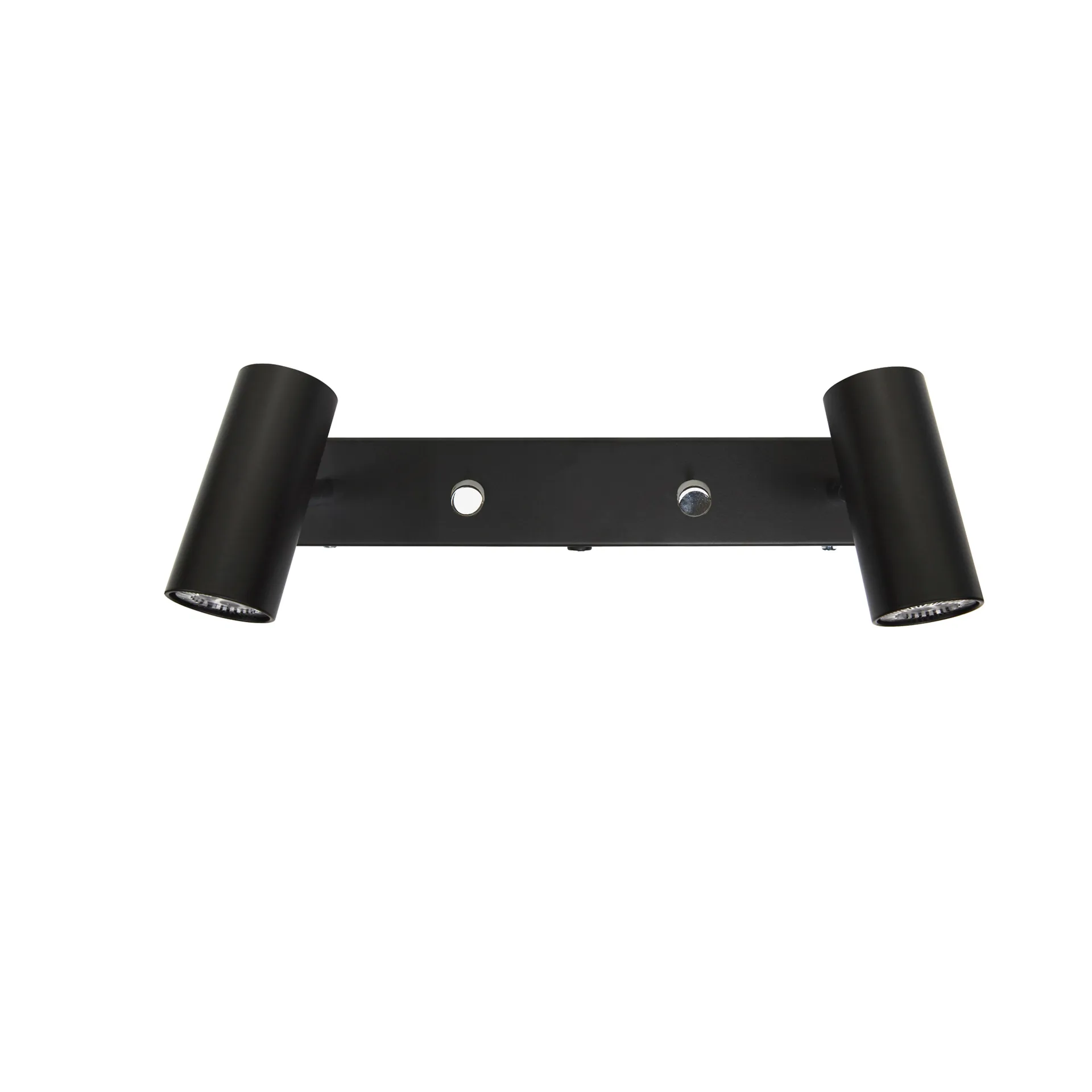 Candeeiro de parede duplo Cato, preto mate Belid