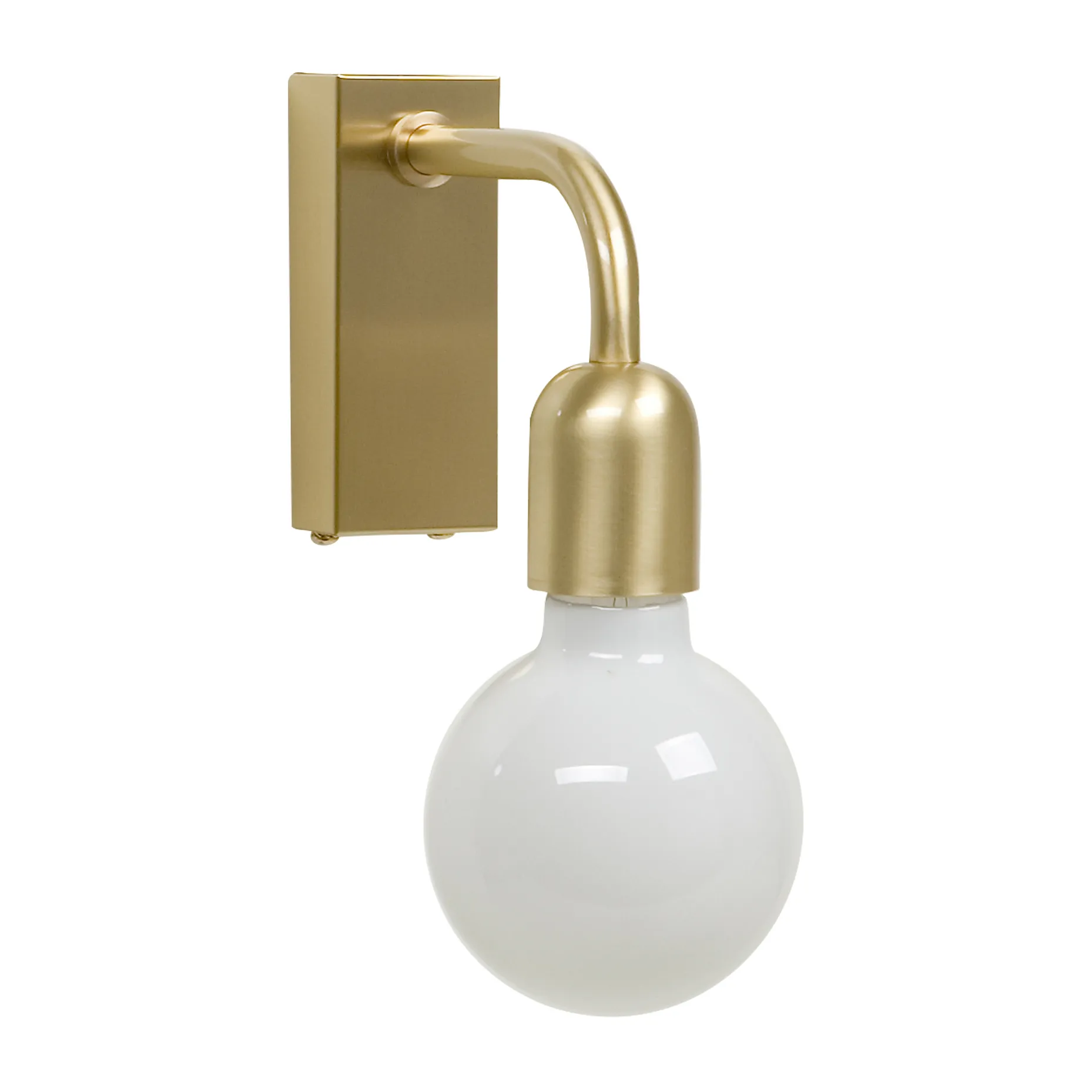 Candeeiro de parede Regal 1 - 12,9 cm, Latão escovado Belid
