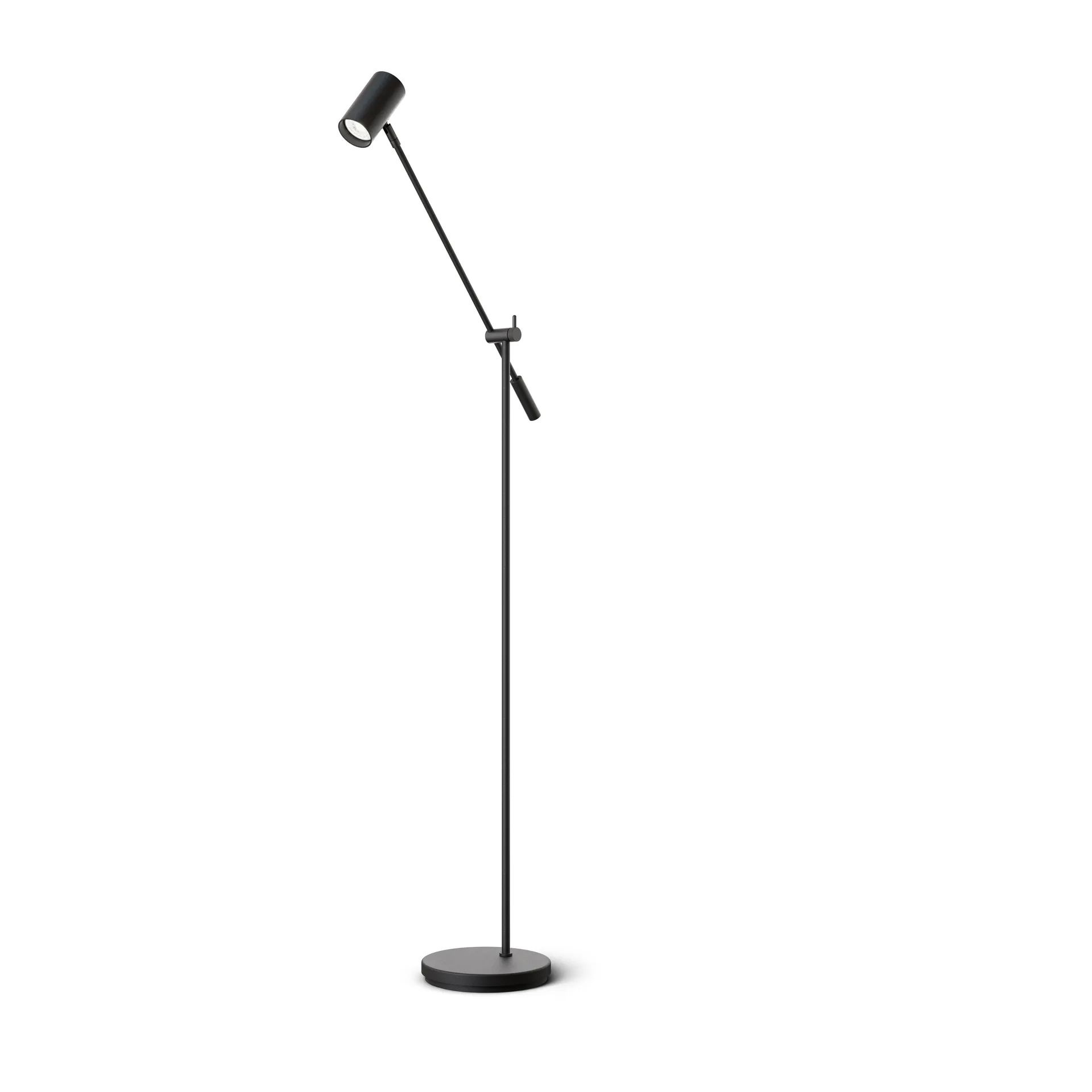 Candeeiro de pé com cabo ajustável Tyson Ø19,8 cm , Estrutura preta Belid