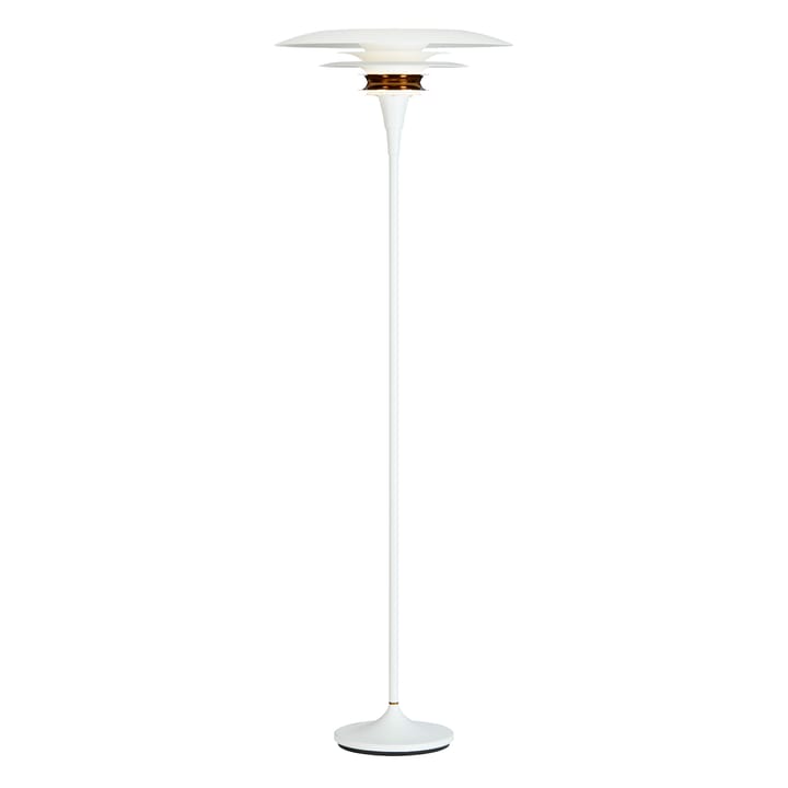 Candeeiro de pé Diablo Ø50 cm, Branco-latão Belid
