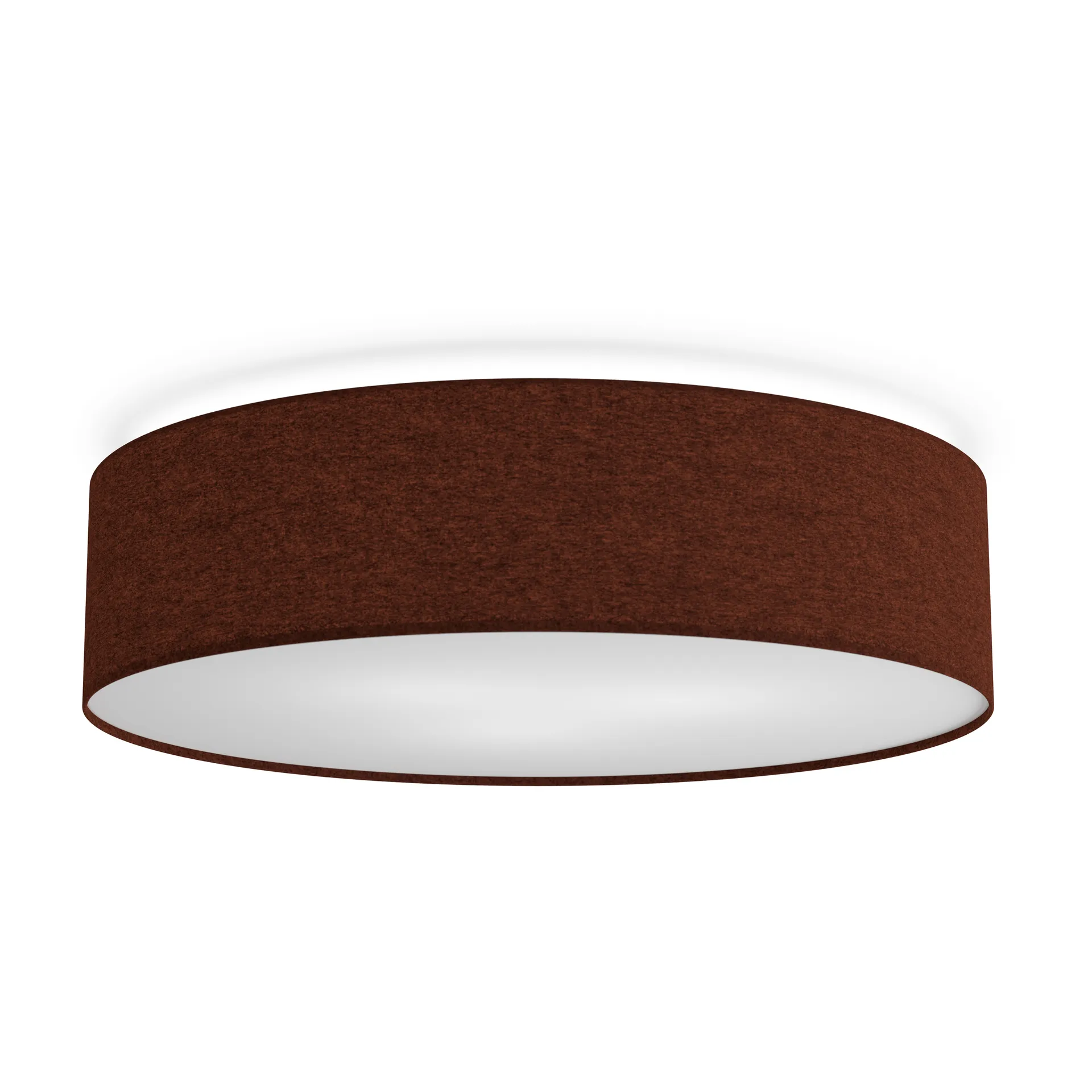 Candeeiro de teto Soft Ø60 cm, Lã vermelho ferrugem Belid
