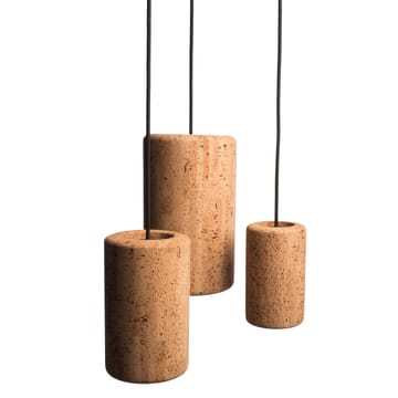 Candeeiro suspenso Porto M - Preto-cortiça - Belid