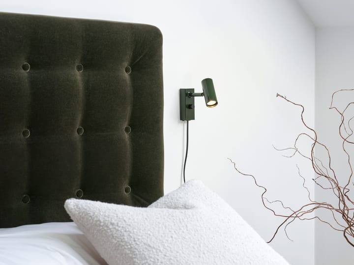 Cato candeeiro de parede , Verde floresta brilhante-preto fosco Belid