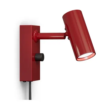 Cato candeeiro de parede  - Vermelho rubi brilhante-preto mate - Belid