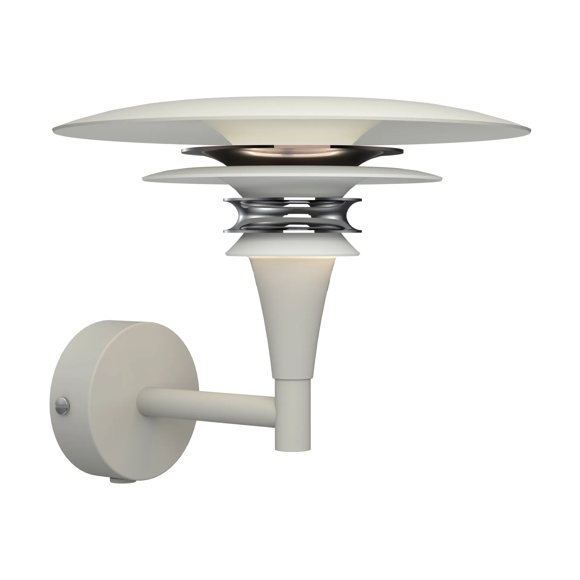 Diablo candeeiro de parede Ø20 cm, Areia-bronze metálico Belid