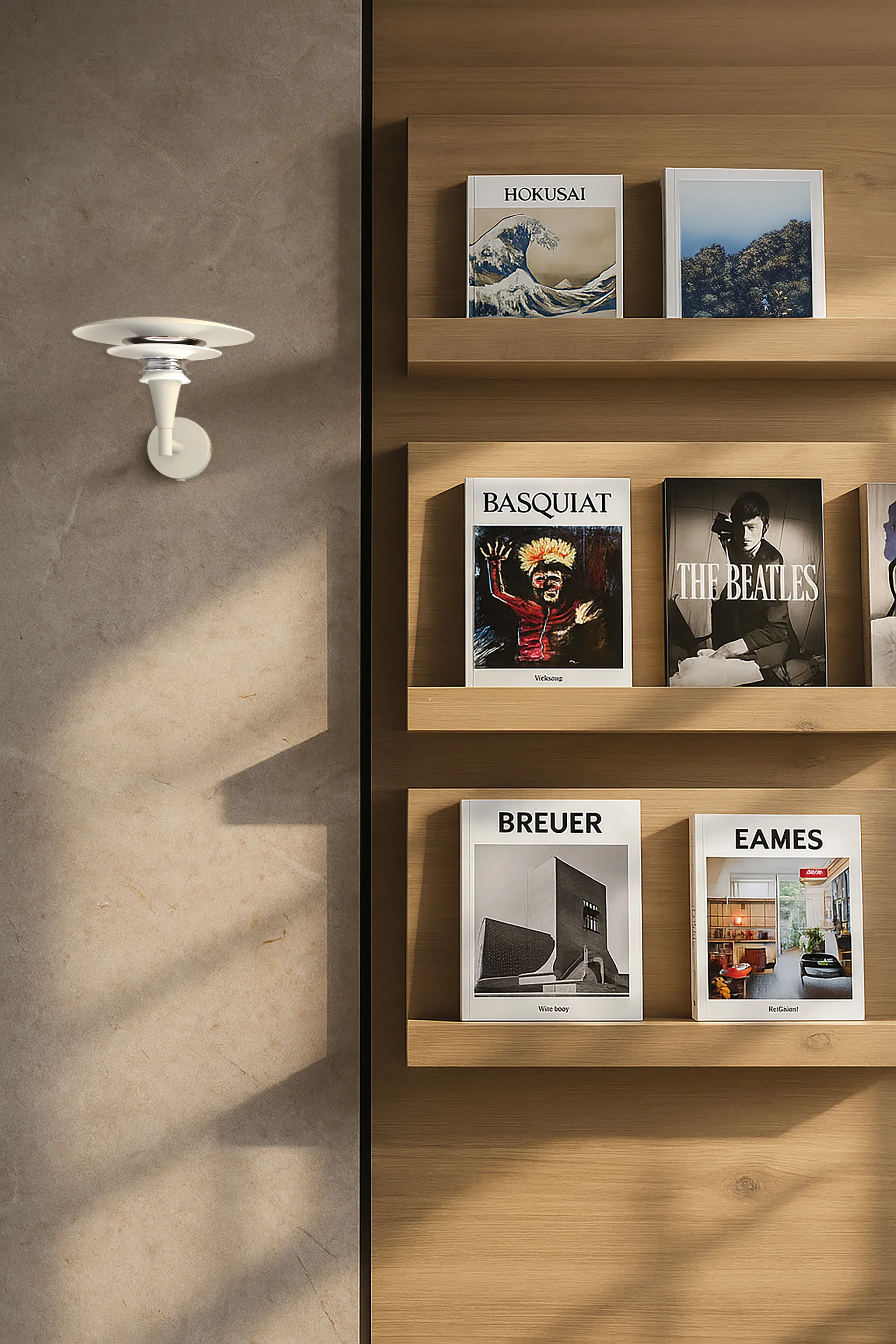 Diablo candeeiro de parede Ø20 cm, Areia-bronze metálico Belid