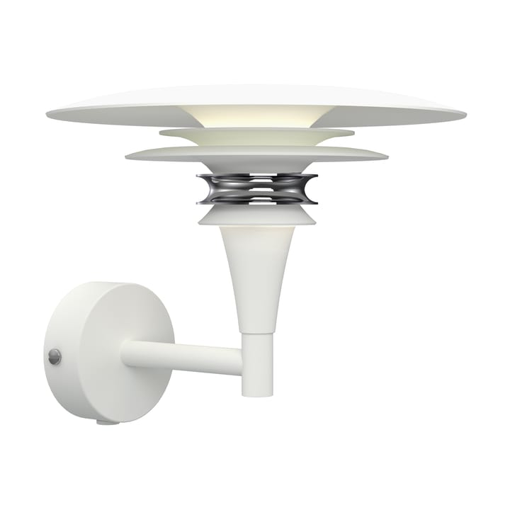 Diablo candeeiro de parede Ø20 cm - Branco fosco-cromado - Belid