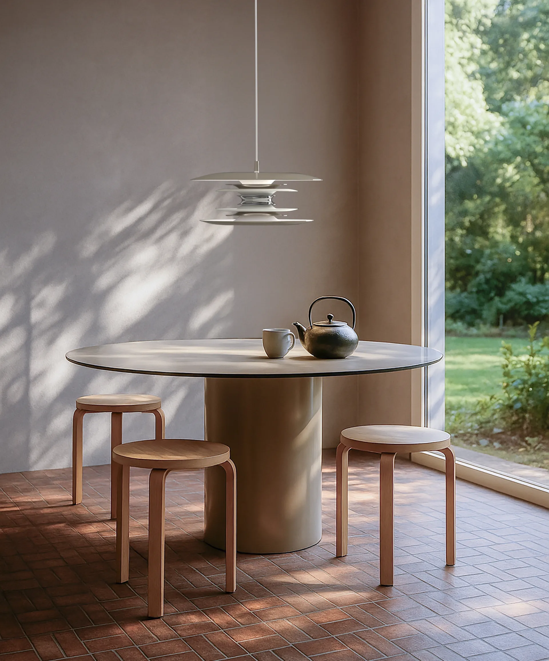 Diablo candeeiro de teto Ø50 cm, Grege suave Belid