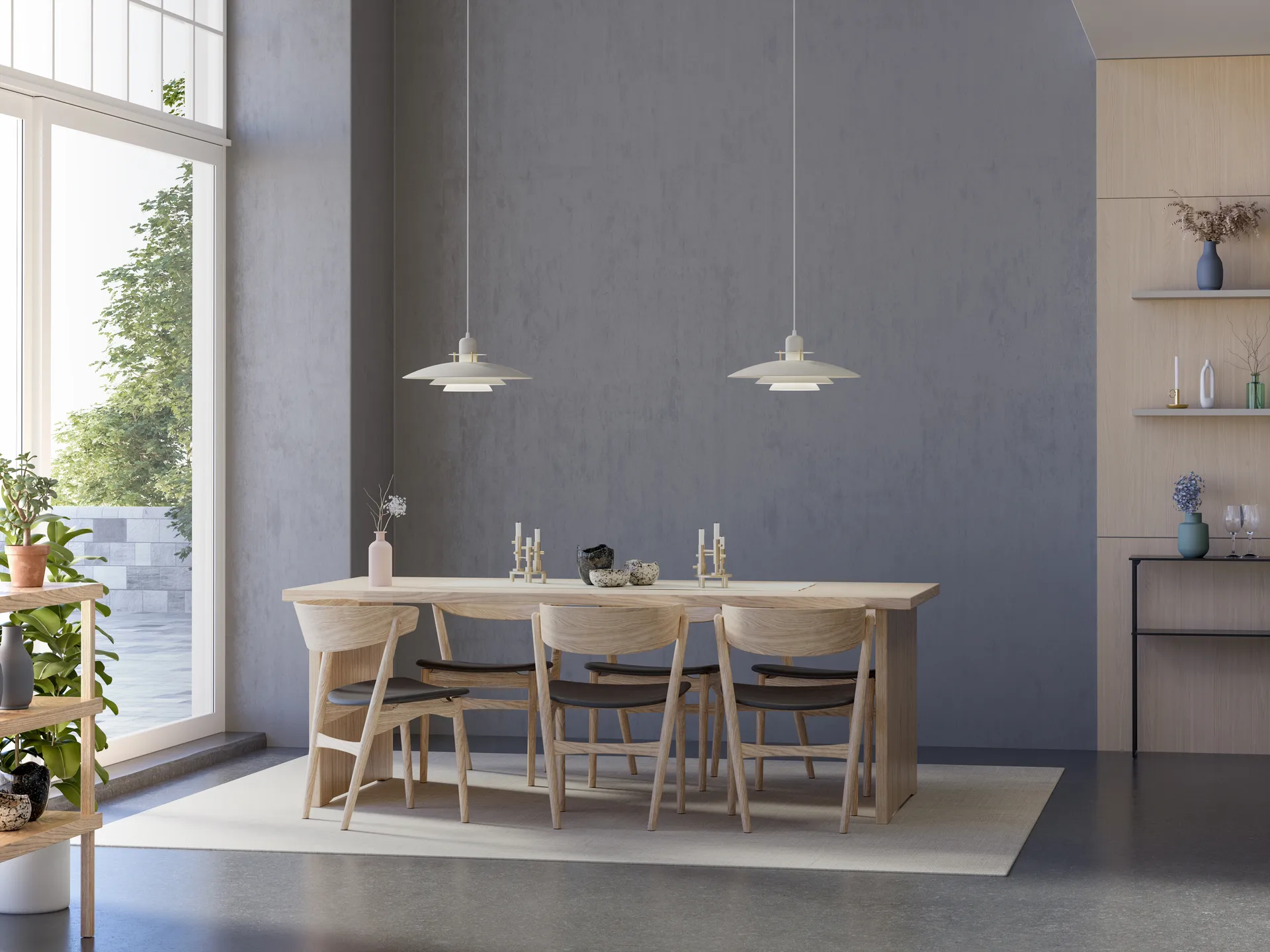 Pendente Primus V Ø47,5 cm, Sand-latão Belid