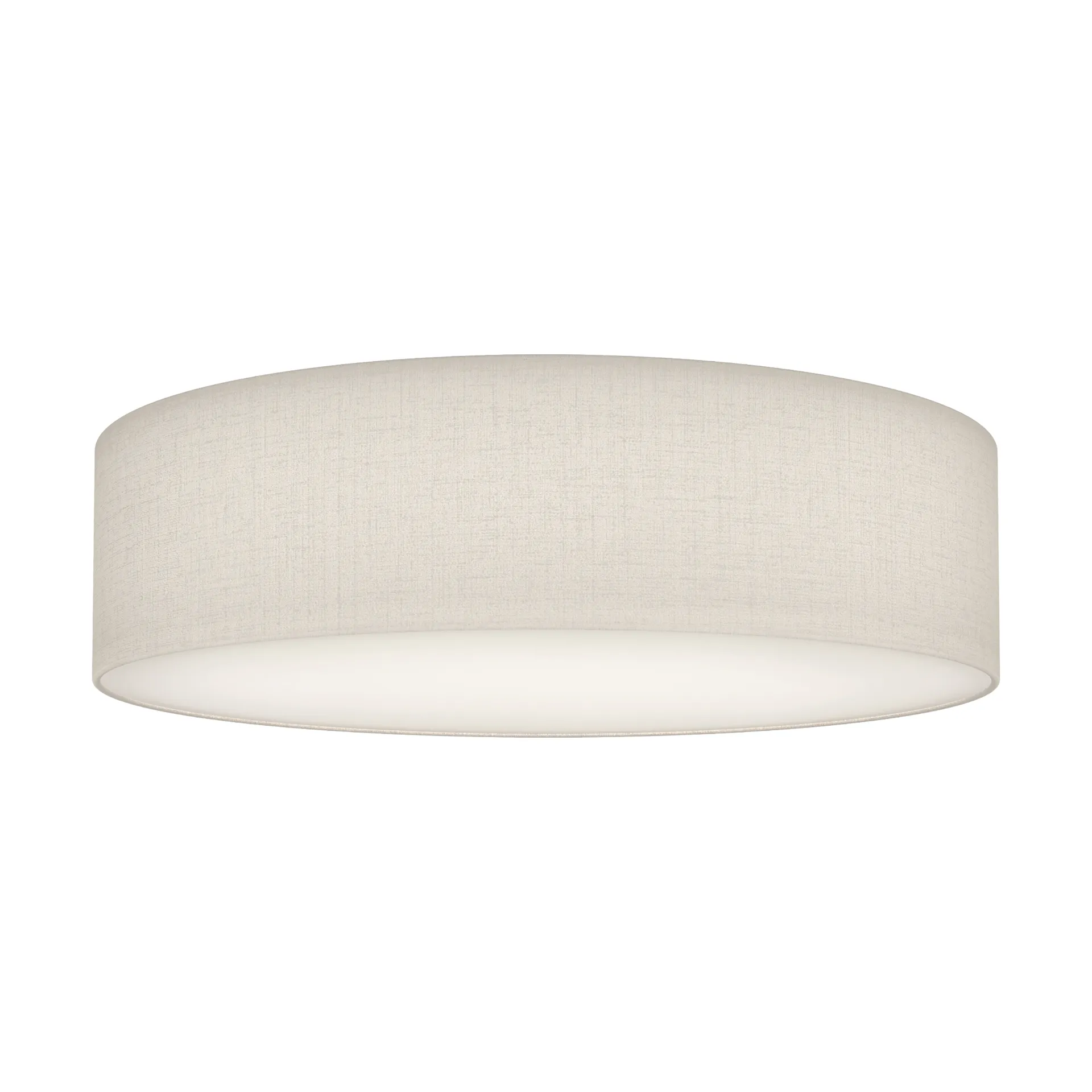 Soft plafon de tecido Ø44 cm, Branco Belid