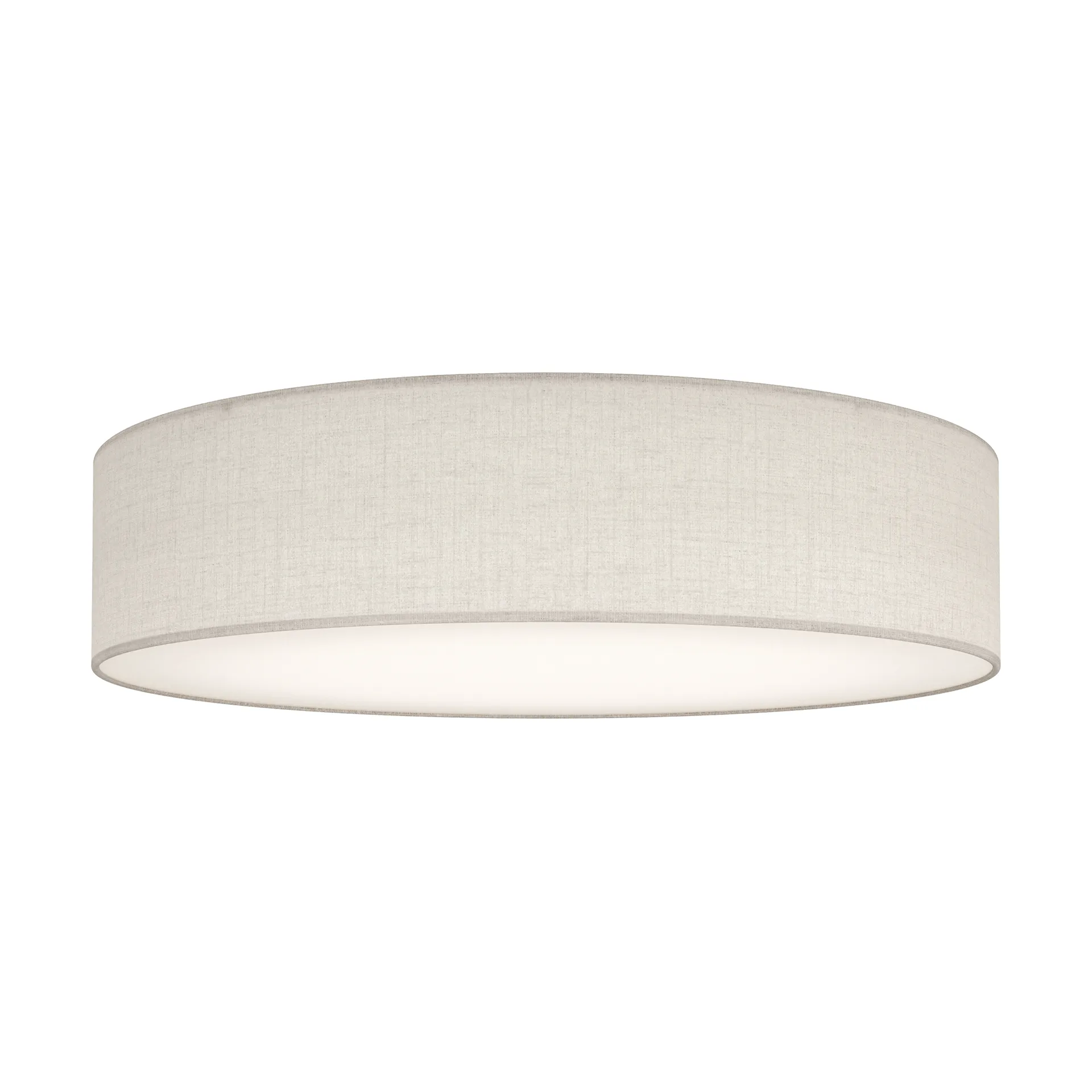 Soft plafon de tecido Ø50 cm, Branco Belid