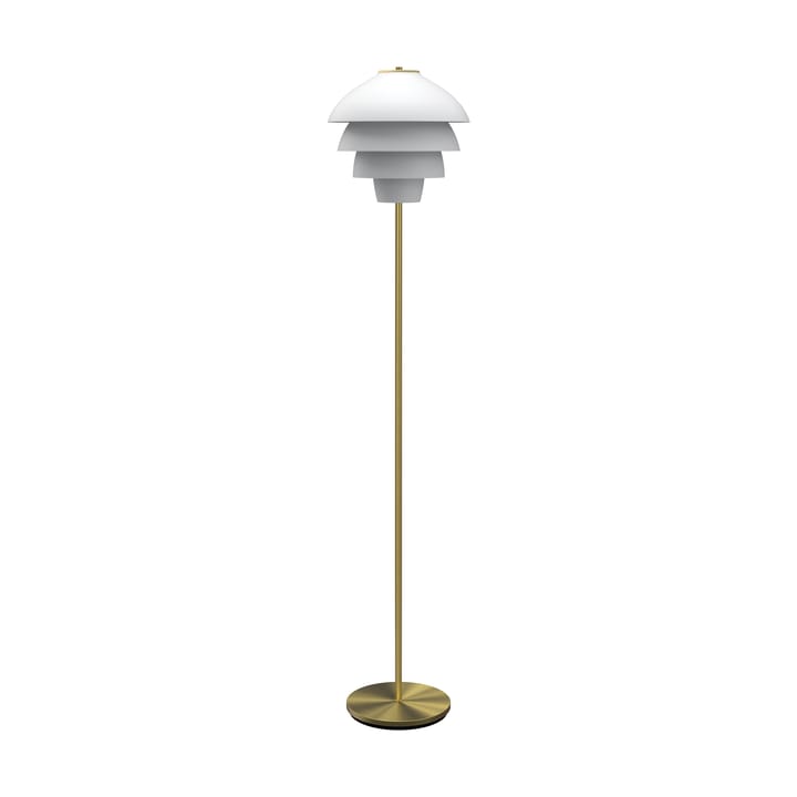 Valencia candeeiro de pé 150 cm - Branco fosco-latão - Belid