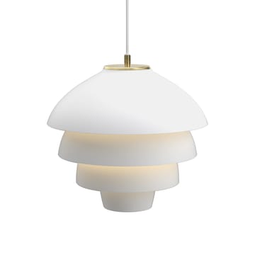 Valencia candeeiro pendente Ø42 cm - Branco fosco-latão - Belid