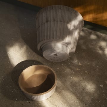 Atlas vaso cru - Cinza, Ø14 cm - Bergs Potter