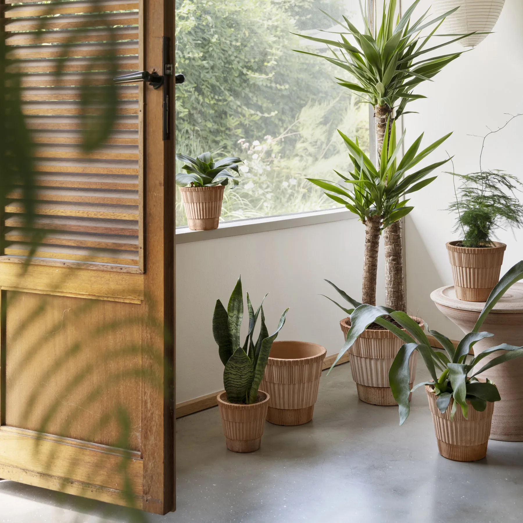 Atlas vaso cru, Rosa, Ø25 cm Bergs Potter