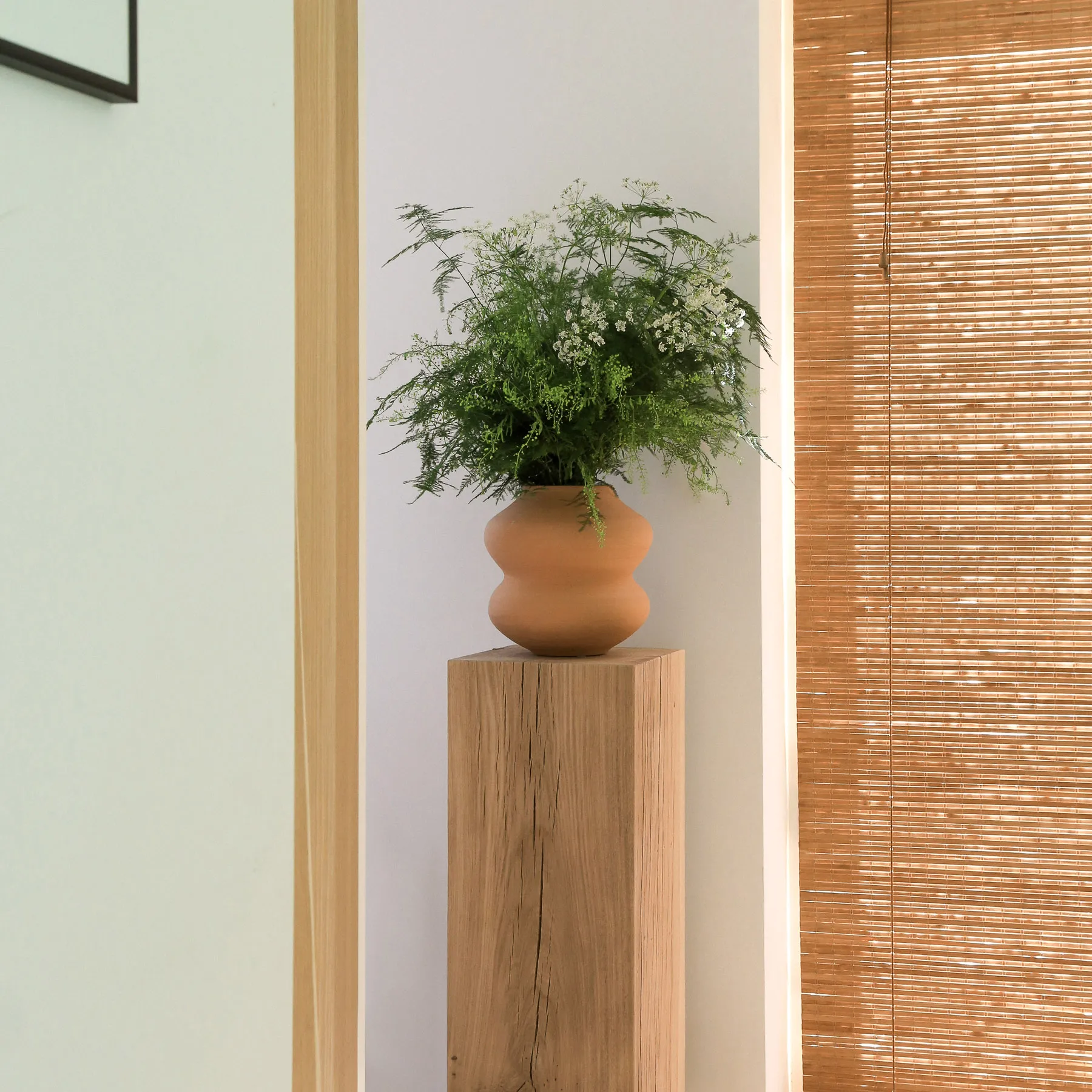 Belle vaso cru 26 cm, Rosa Bergs Potter