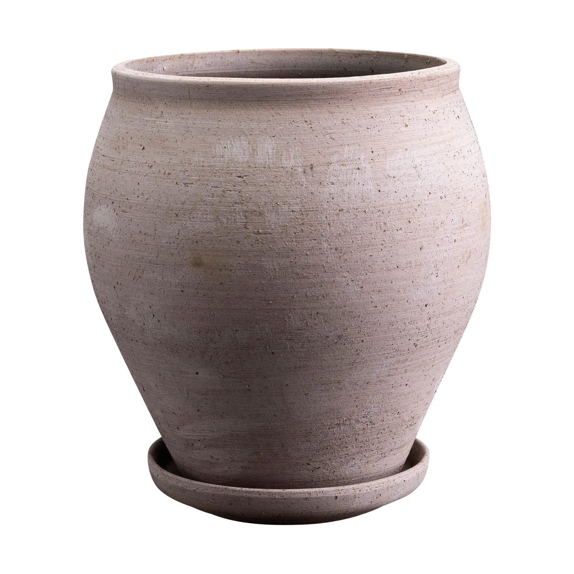 Delphi vaso com prato 2 peças, Cinzento, Ø20 cm Bergs Potter