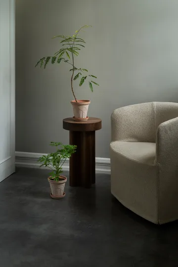 Fleur vaso com prato 2 peças - Rosa, Ø14 m - Bergs Potter