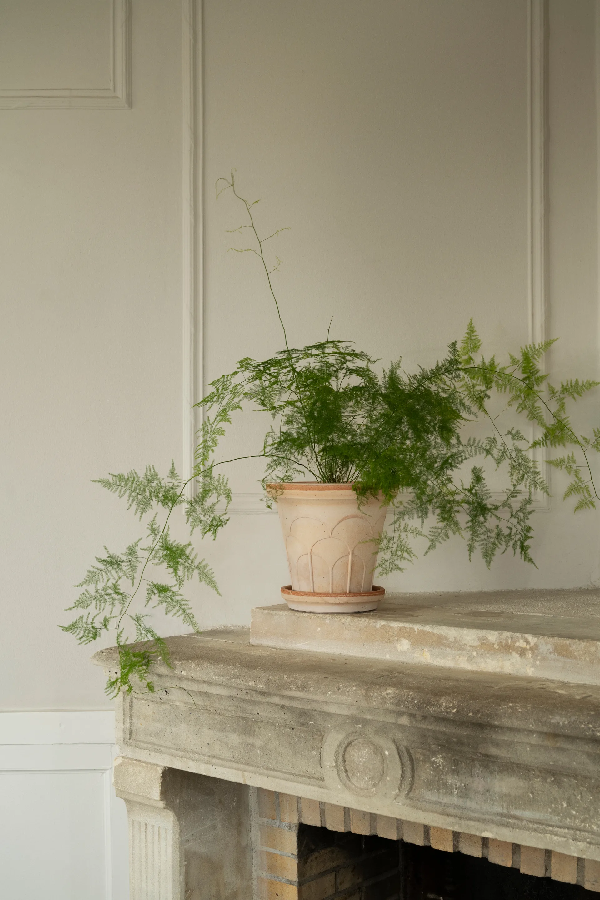 Fleur vaso com prato 2 peças, Rosa, Ø25 cm Bergs Potter