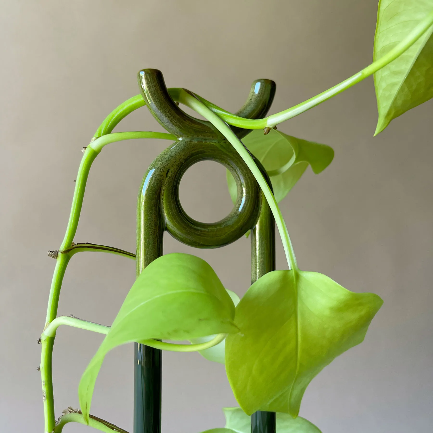 Folk Oni suporte para plantas, Verde musgo Bergs Potter