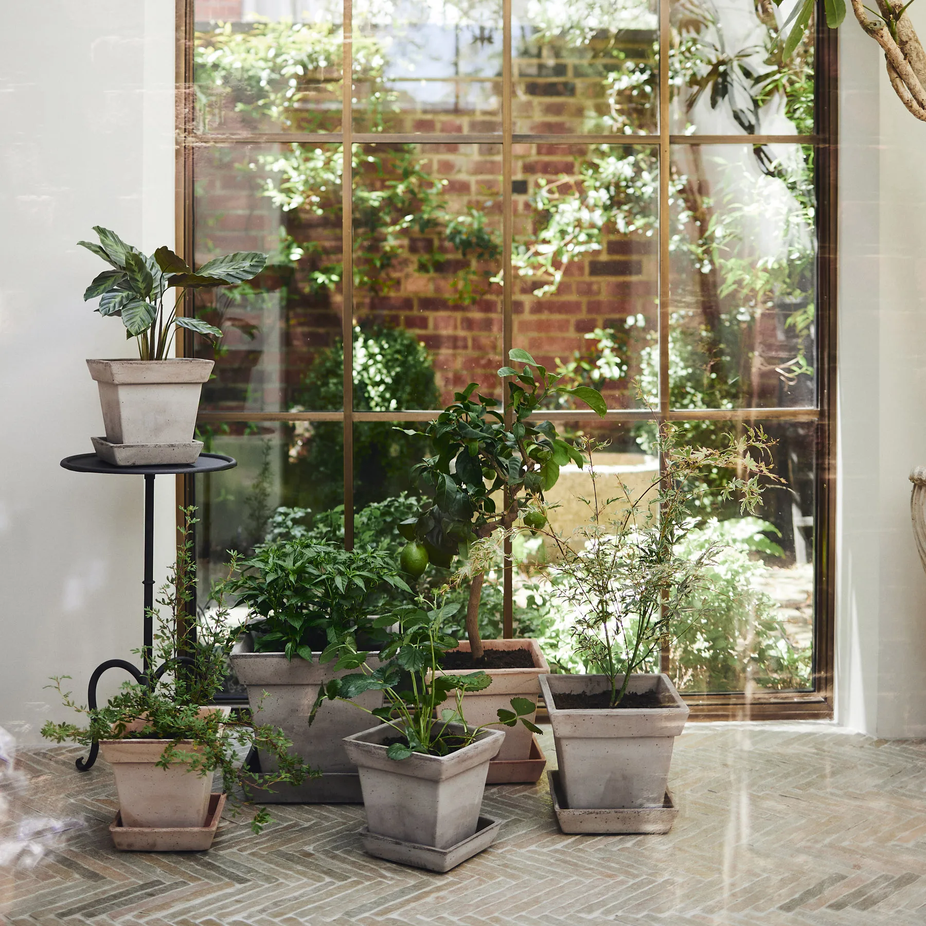 Gaia vaso cru, Cinza, Ø21 cm Bergs Potter