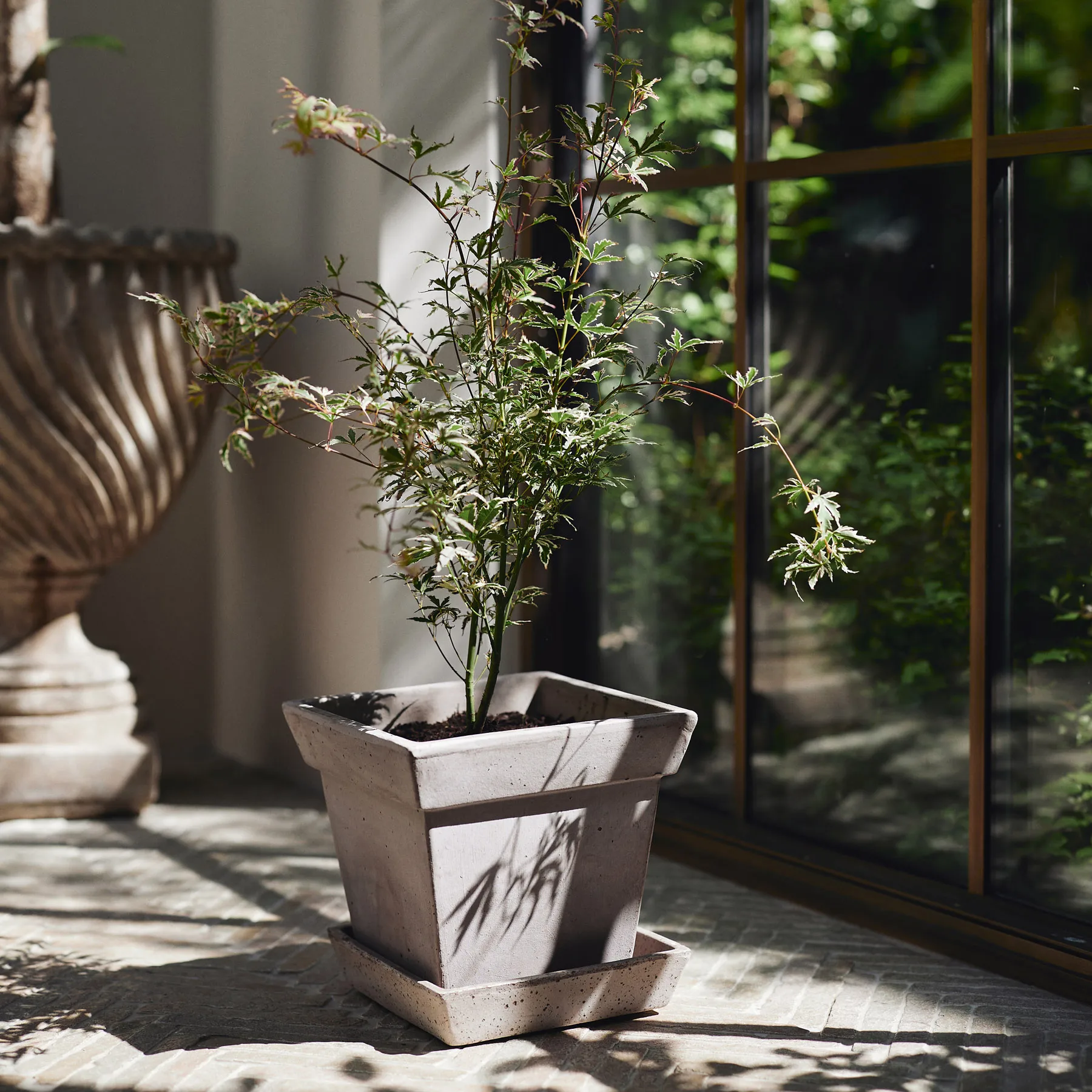 Gaia vaso cru, Cinza, Ø21 cm Bergs Potter