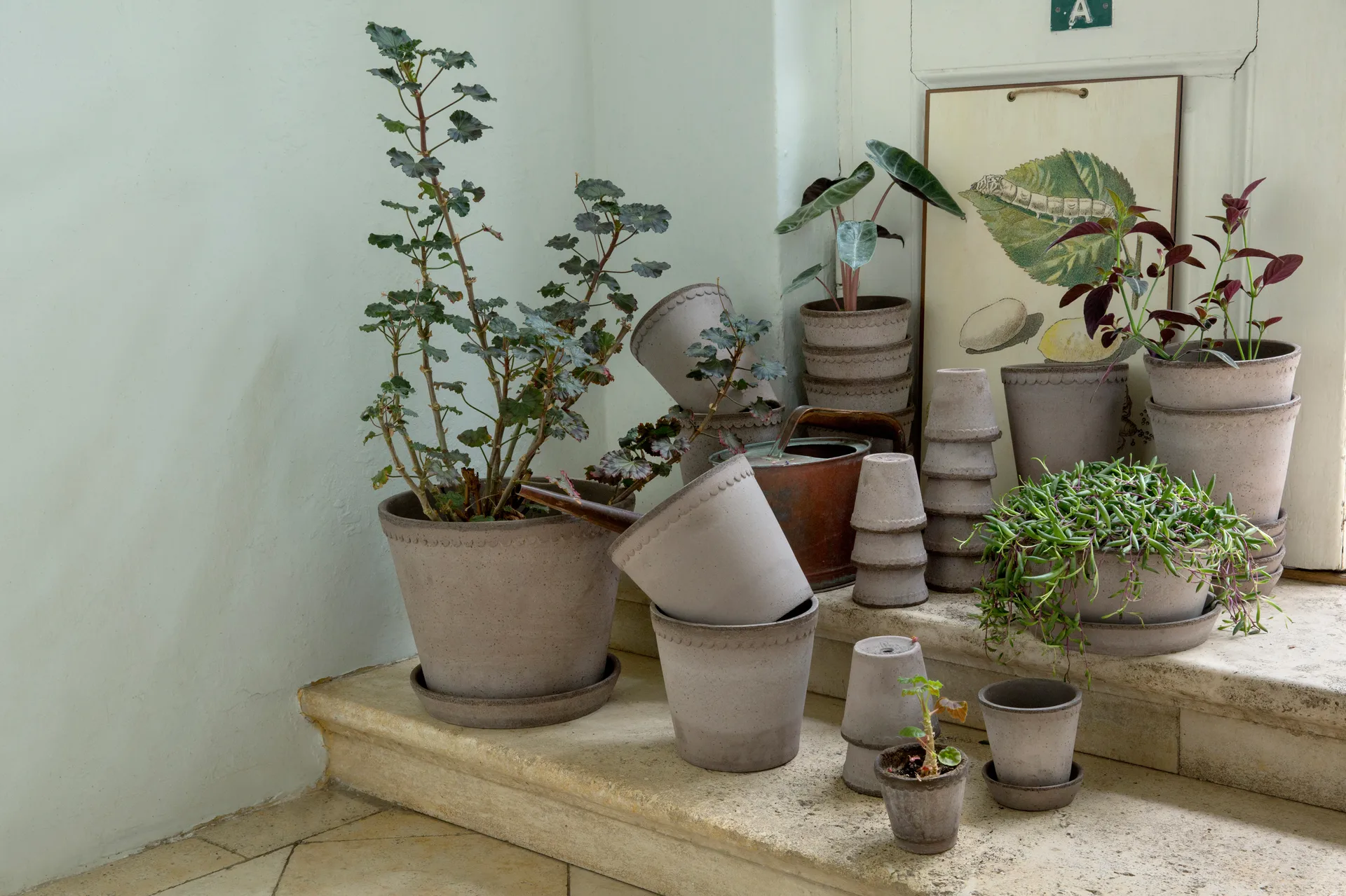 Helena vaso de flores Ø12 cm, Cinza Bergs Potter