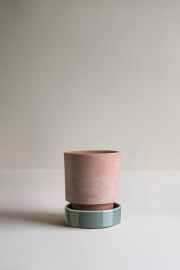 Hoff vaso - Ø14 cm, Raw Rosa-Misty Blue - Bergs Potter