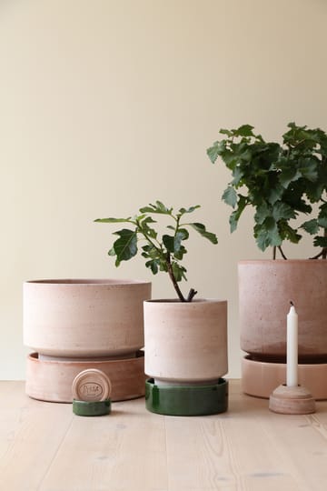 Hoff vaso - Ø16 cm, Raw Rosa-Deep Burgundy - Bergs Potter