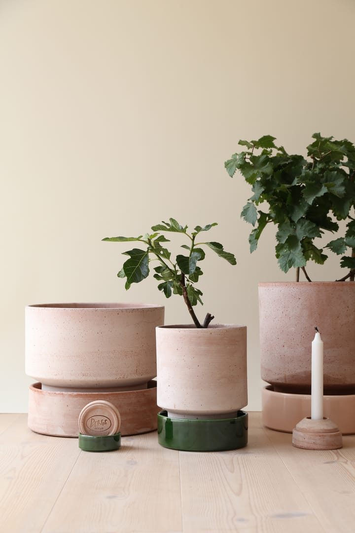 Hoff vaso, Ø16 cm, Raw Rosa-Deep Burgundy Bergs Potter
