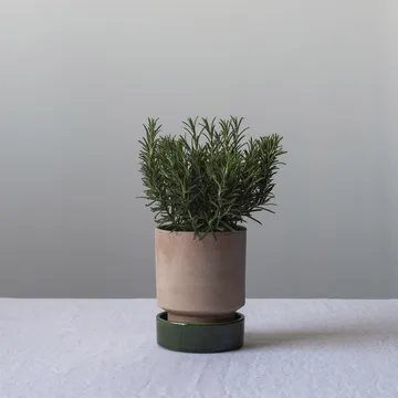 Hoff vaso - Ø16 cm, Raw Rosa-Emerald Green (rosa-verde) - Bergs Potter
