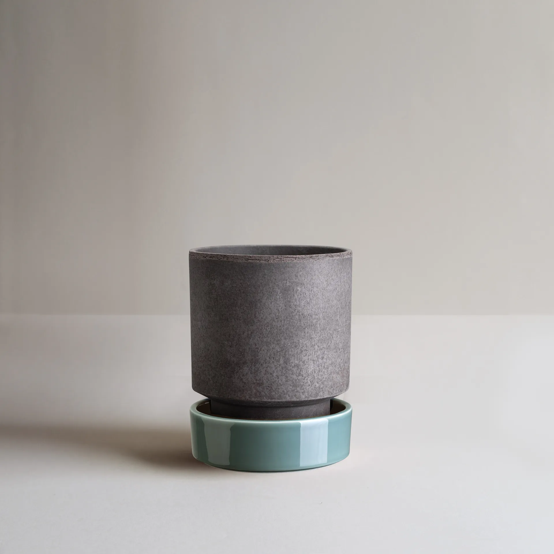Hoff vaso, Ø18 cm, Raw Grey-Misty Blue Bergs Potter