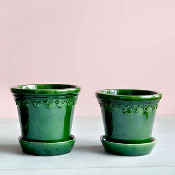 Københavner pote de flores brilhante Ø16 cm - Verde - Bergs Potter