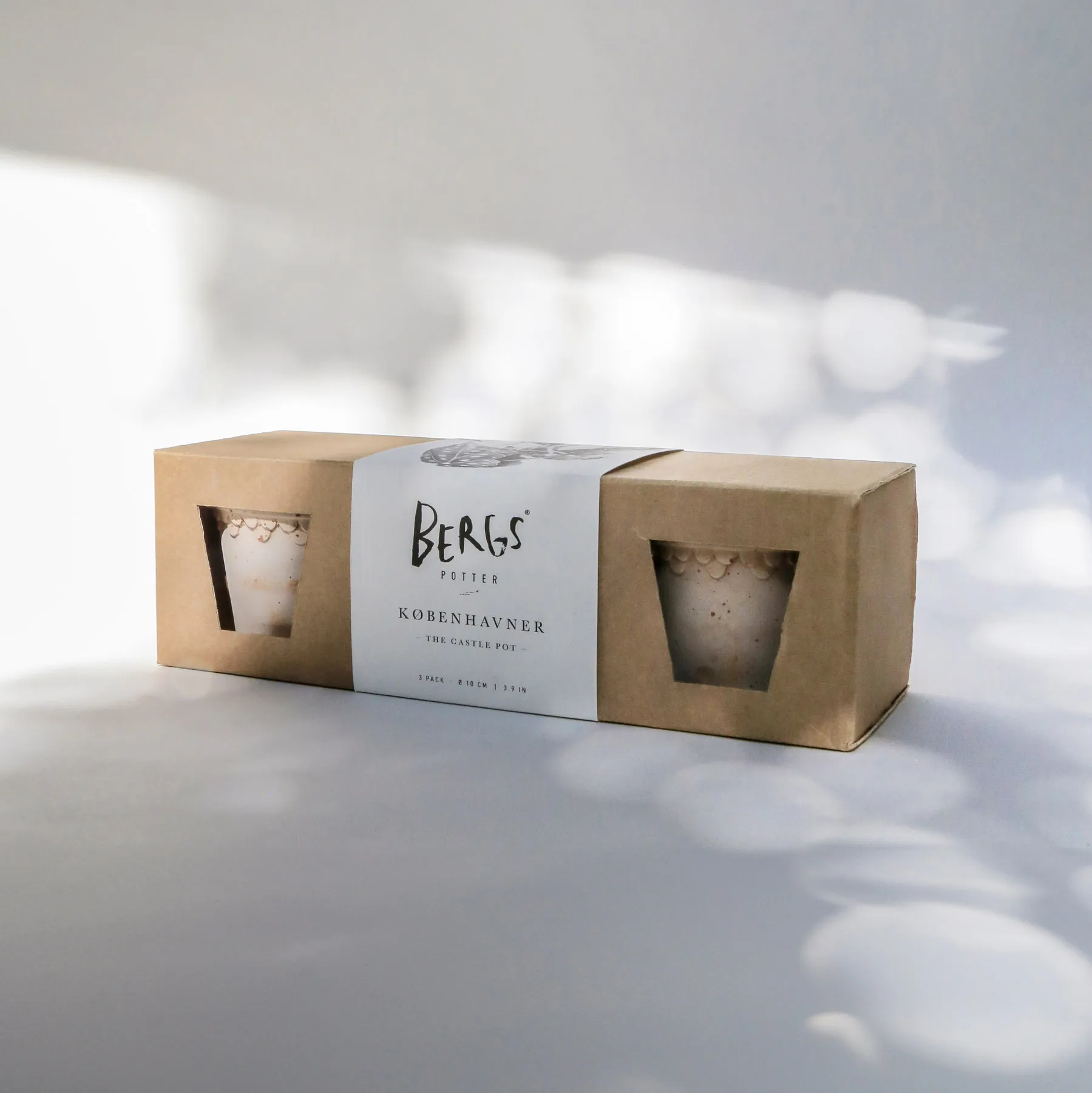 Københavner vaso de flor Ø10 cm 3 unidades, Rosa Bergs Potter