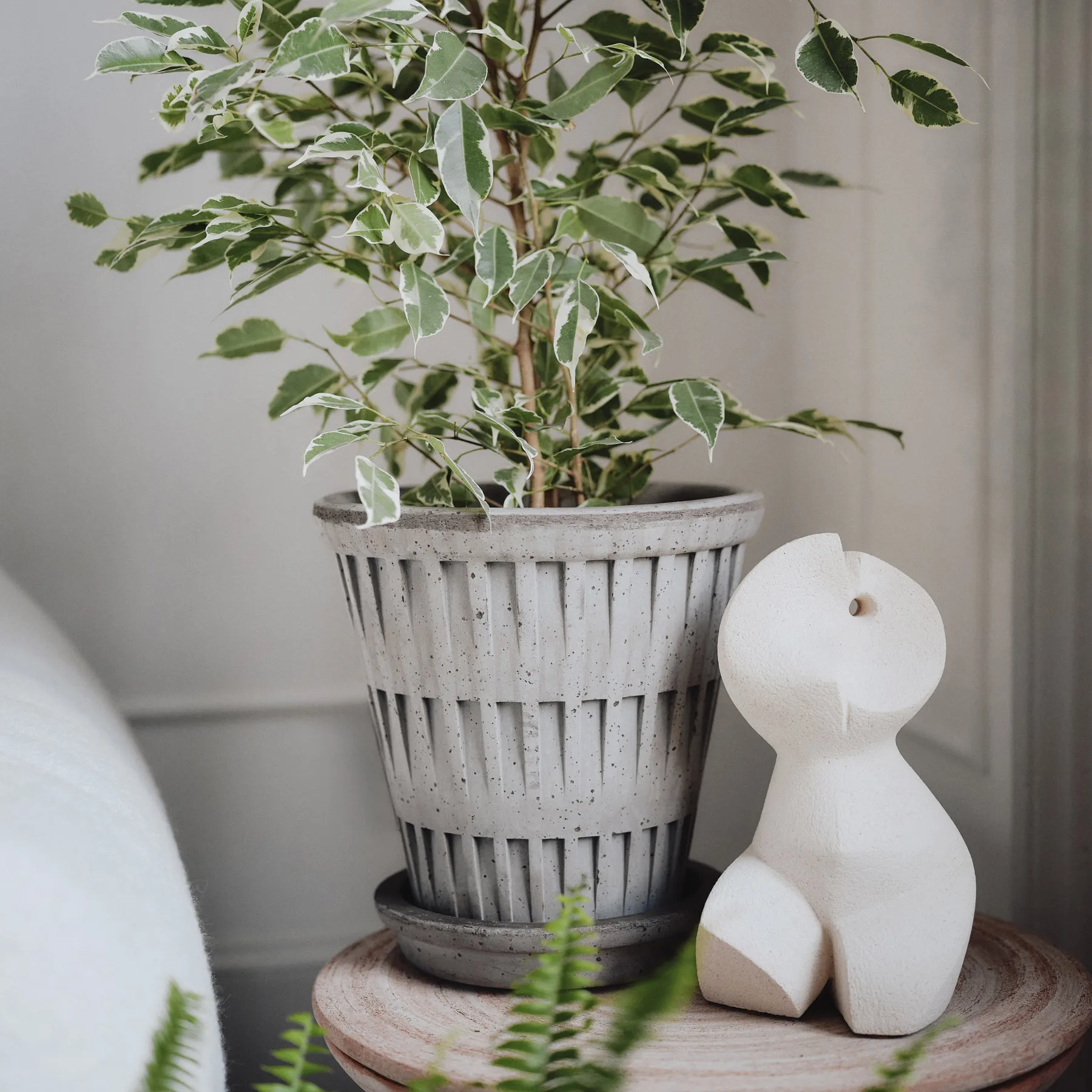 Pantheon vaso cru, Cinza, Ø16 cm Bergs Potter