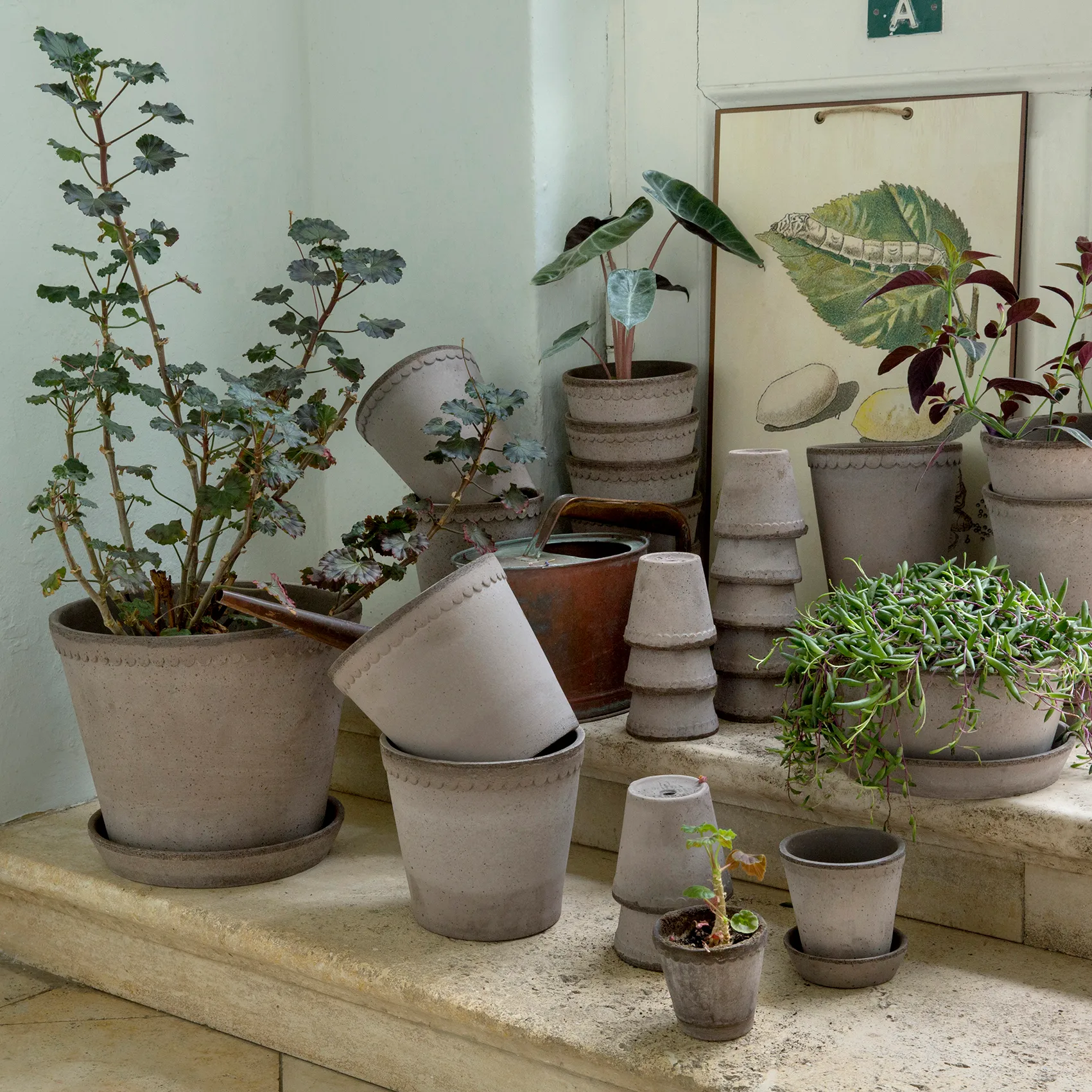 Vaso de flores Helena Ø18 cm, cinza Bergs Potter