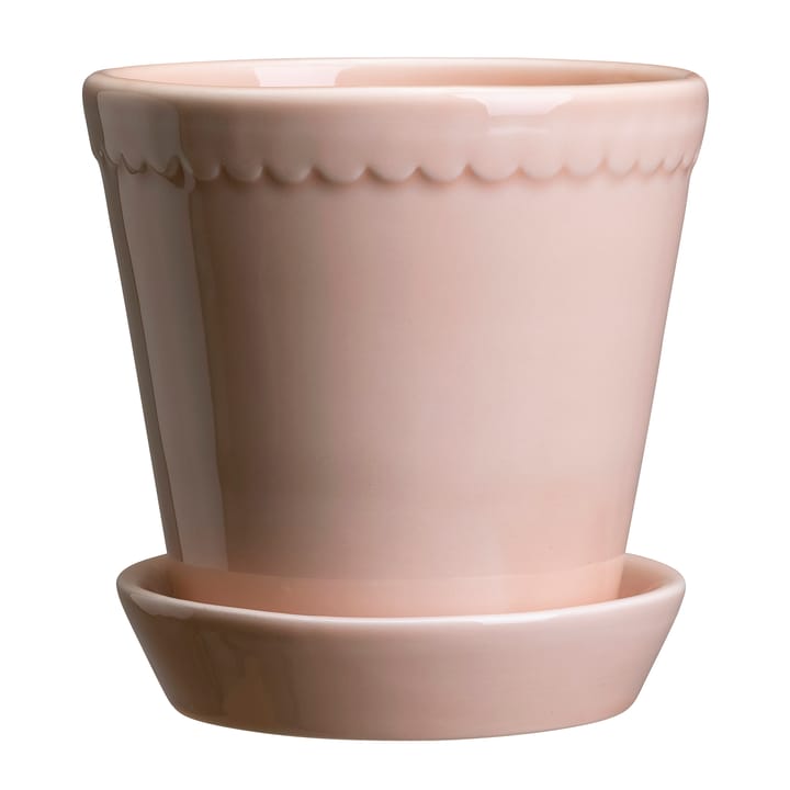 Vaso de flores Helena brilhante Ø12 cm - quartz rose - Bergs Potter