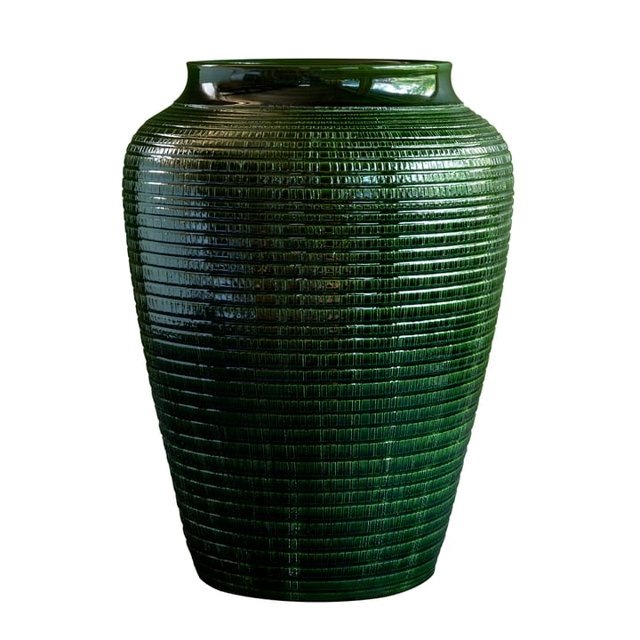 Vaso vidrado Willow  35 cm - Green emerald - Bergs Potter