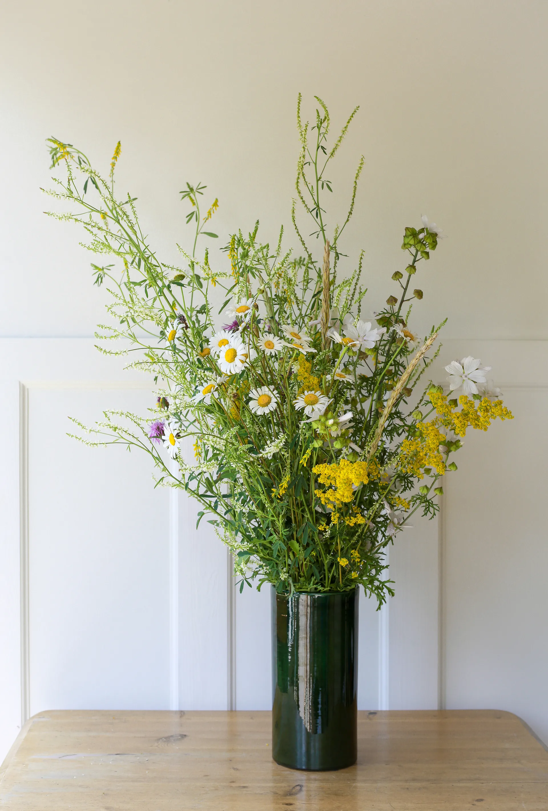 Vaso vidro Romeo Ø12 cm, Verde Bergs Potter