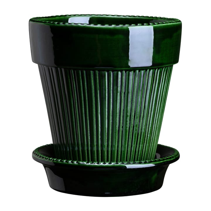 Vaso vidro Simona Ø12 cm - Verde - Bergs Potter