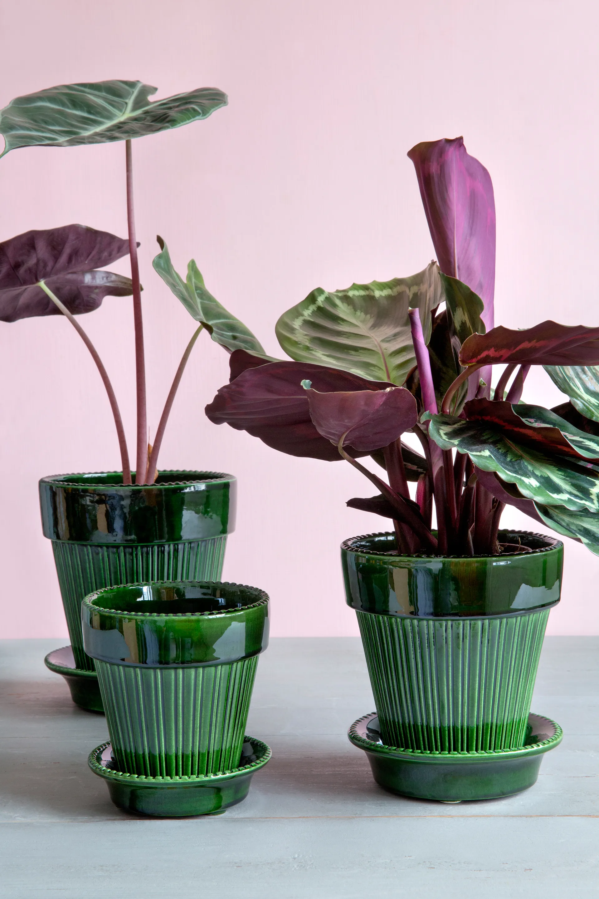 Vaso vidro Simona Ø18 cm, Verde Bergs Potter