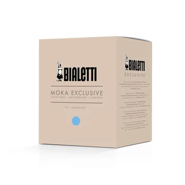 Bialetti exclusiva cafeteira moka - Azul-claro, 3 chávenas - Bialetti