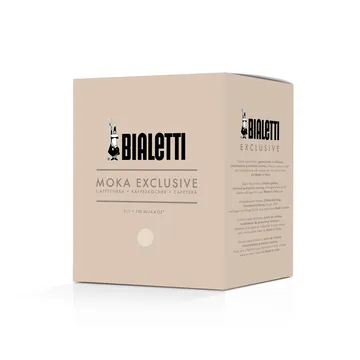 Bialetti exclusiva cafeteira moka - Creme, 3 chávenas - Bialetti