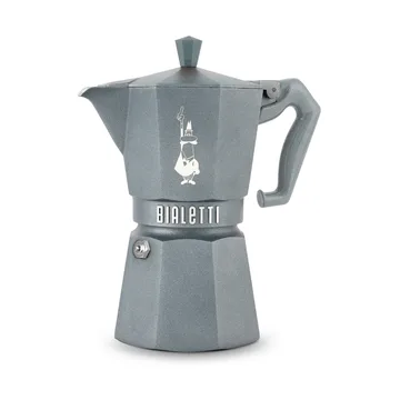 Bialetti exclusiva cafeteira moka indução - Cinza, 6 chávenas - Bialetti